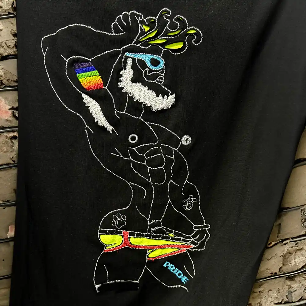 Débardeur Pride, broderie sur commande personnalisée, Migula Studio
