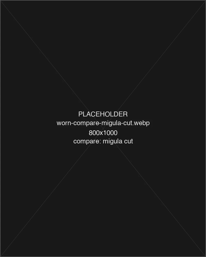 Coupe Migula — tombé d'épaule et emmanchure